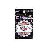 Custom Make Car Window Glitter Stickers Heart of Love Design With Printing for Face, Kids thumbnail-1