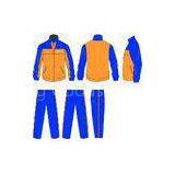 Football Tracksuit Zipped Pants Pocket Silk Screen Printing Customized Sportswear