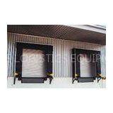 Parcel Polyester Fabric Dock Seals and Shelters , Yellow Stripes for Loading and Unloading Area thumbnail-1