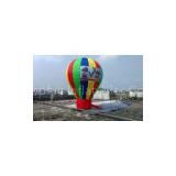 Rainbow Giant Inflatable Advertising Balloons For Promotion 0.45mm PVC