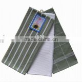 100% cotton yarn dyed terry kitchen towel