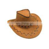 Fashion Cheap Multicolor Felt Leather Straw Cowboy Hat thumbnail-1