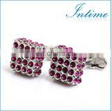New Elegant Luxury Diamond Cufflinks Wholesale thumbnail-2