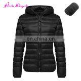 Lastest Light Weight Packable White Duck Coat Winter Women's Down Jacket thumbnail-1