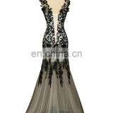 New Arrival Grace Karin Sleeveless Fashion Lace Red Black Mermaid Prom Dress CL007588-1 thumbnail-4