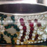 Bridal Crystal Bangles/ Bollywood Style Crystal Bangle thumbnail-1