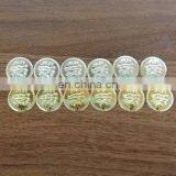 Personalized 18mm Tribal Gold and Silver Fake Belly Dance Coins With 3 Patterns Logo for Belly Dance P-9062 thumbnail-2