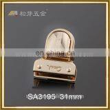 Fashion Girl Bag Lock Hardware Metal, Glossy Finished Zinc Alloy Twist Lock Hardware thumbnail-1