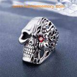 wholesale brand name stainless steel biker skull rings