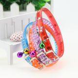 Puppy PVC Collar With Bell Neckband Pet Cat Collar Pet B2 thumbnail-5
