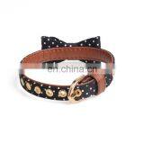 Amazon Best Selling Cute Polka Dot Pattern Bowknot Dog Collar and Leash Set thumbnail-7