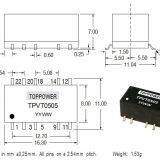 Sell SMD DC/DC Converters/TPTV0505S-1W thumbnail-2