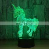 Led 7 Color Acrylic Plate 3d Night Light Romantic Lamp Sleeping Light thumbnail-3