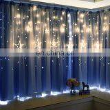 2.5M LED Star Shaped Curtain Lights Christmas Garland 220V String Fairy Lamp Wedding Holiday Party Decoration thumbnail-4