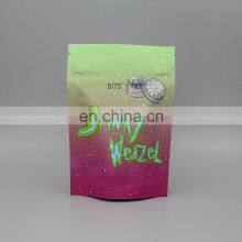 Custom Printed Smell Proof Child Resistant Packaging Pouch Soft Touch Matt 1 Pound lb 7g Mylar Gummies Bag for Cbd Flower Cookie thumbnail-3