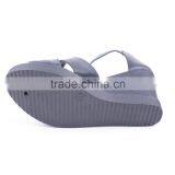 Newly Latest Ladies Cheap Fancy Wedge Slippers Shoes and Sandals With Golden Buckle thumbnail-6