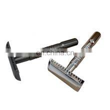 Women Best Choice Shaver Rose Gold Brass Metal Handle Single Blade Safety Shaving Razor thumbnail-4