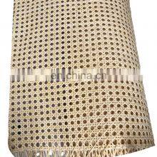 #701 Half Inch 1/2inch Open Mesh Cane Webbing Roll 100% Indonesian Rattan Weaving, Natural Rattan Webbing Roll thumbnail-5