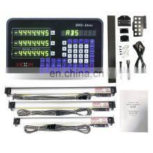 DRO 2 Axis Digital Readout for Milling Lathe Machine With 2pcs High Precision Scale 50-1000mm thumbnail-2