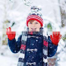Customized 100% Acrylic Knitted Full Finger Children Kids Winter Warm Gloves Magic Glove thumbnail-4