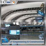 Prefabricated steel space frame airport constrution building