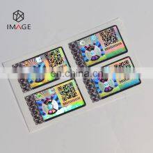 2D 3D UV Print Serial Number Tamper Proof Hologram Stickers thumbnail-2