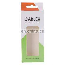 Free Samples OEM Manufacturer High Quality Small Package Folding China Suppliers Custom Clear Window Earphone Packaging Hang Box