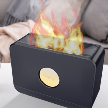 New Two-color Flame Aromatherapy Simulation Flame Aromatherapy Machine Home Desktop Large Capacity Humidifier Incense（Wechat:13510231336） thumbnail-3