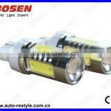 Автомобильный светодиодный фонарь, тормозной фонарь T20 7440 7443 1156/1157 BA15S BAY15D, светодиодная автомобильная лампа мощностью 6 Вт с высокой мощностью