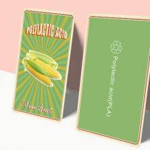Eco-friendly Biodegradable Polylactic Contactless 13.56mhz PLA Card for Access Control thumbnail-2