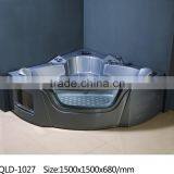 Cheap Corner Bathroom Massage Bathtub With 100% Resin Inforced by Hand thumbnail-1