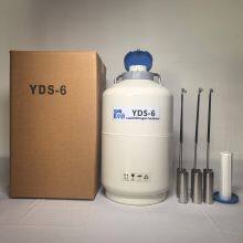 Liquid Nitrogen Tank of Cryopreservation Animal Semen Apply to Agriculture Husbandry 6L thumbnail-2