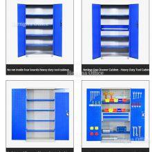 Durable Heavy-Duty Metal Tool Cabinet | With 2 Drawers and Adjustable Shelves | for Workshop Storage in Los Angeles thumbnail-5