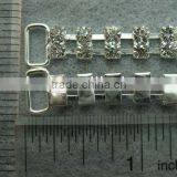 SILVER COLOR Middle East Rhinestone Buckles, Metal Buckle Middle East Rhinestone Buckles thumbnail-1