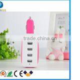 4 USB Port 4.3 A New Design Usb Car Charger With Universal Car Adapter With Usb Charger thumbnail-2