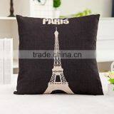 Home Decorative Cotton Linen Blended Cushion Cover Crown Throw Pillow Case thumbnail-6
