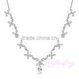 Wholesale 2016 White Stone Latest Design Saudi Gold Jewelry Necklace thumbnail-1