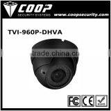Waterproof 2.8-12mm Lens IR Cut Indoor Plastic Dome TVI Camera CCTV 960P HD TVI IR Camera