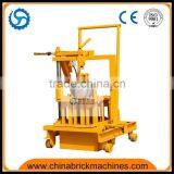 Semi Moving Cement Brick Machine / Fly Ash Concrete 40-3C