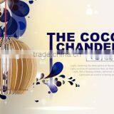 LED Pendant Light JK-8005B-08 Modern LED Pendant Light Wooden Living Room Restaurant Bedroom Lighting