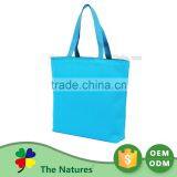 Highest Level Custom Logo Folding Plain White Cotton Canvas Tote Bag Black thumbnail-3