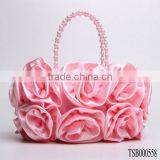Hot Sale Lady Popular Fashion Party Handbags With Flowers