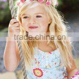 Hot-sales Baby Rose Flower Headband Girl Leather Rope Flower Hairband Toddler Baby Rose Flower Crown Headband Wh-1825 thumbnail-2