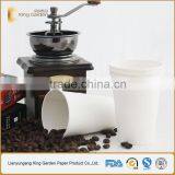 White Disposable Drinking Paper Cup With Lids thumbnail-5