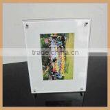 Customized Free Standing Acrylic Photo Frame With Advertising Nails thumbnail-3