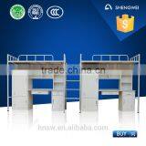 Multifunction Steel Hotel Beds Bunk Bed With Desk and Locker thumbnail-1