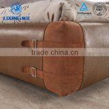 Modern Bedroom Sets Full Size Genuine Leather Upholstered Bed thumbnail-5