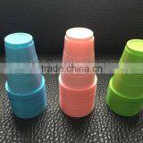 Good Quality, Color Consistency, Colorful Party Usage disposable Plastic Cups with Rim Rolled