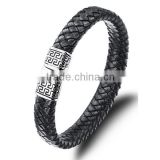 engraved leather bracelets for men 2016 genuine engraved leather bracelets magnetic clasps for bracelets
