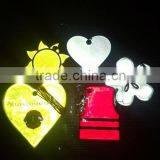 Reflective Key Chains,refletive Hanger ,decorative Plastic Chain ,bag Reflective Sticker;reflective Heart Key Chain